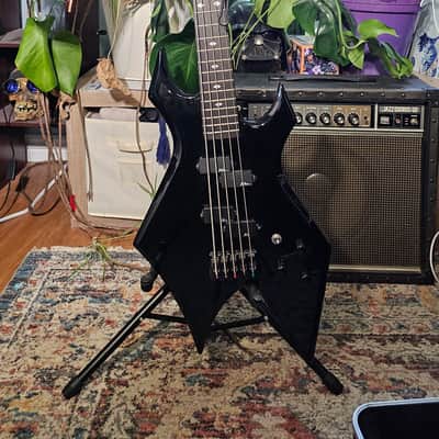 B.C. Rich Warlock 5 String Bass mid-90s - Black image 5