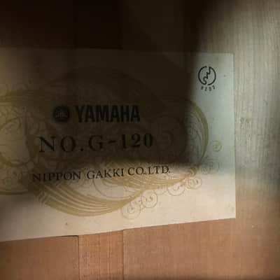YAMAHA G-120 classical vintage guitar NIPPON GAKKI JAPAN 1960s in