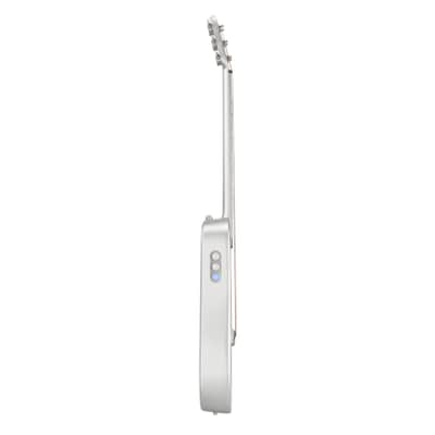 Refurbished LAVA ME AIR Portable Carbon Fiber Electric-Acoustic Guitar. Travel Guitar for Beginners with Onboard Effects and Magnetic Pickup. Silver image 5