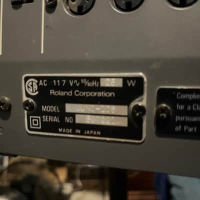 Roland Juno-106 Vintage Analog Synth — Excellent Condition, Fully Functional w/ Gig Bag image 9