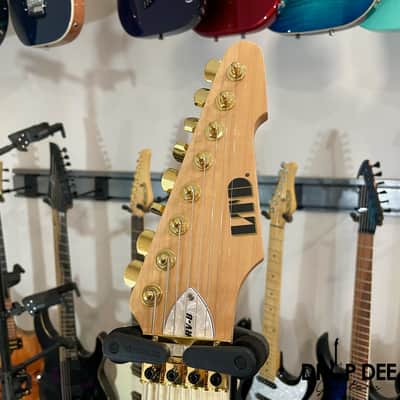 ESP LTD Javier Reyes Signature JRV-8 8-String Electric Guitar w/ Case-Metallic Gold image 10