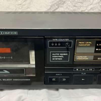 Onkyo TA-2026 Vintage Stereo Cassette Tape Deck Black Dolby B/C *NEEDS REPAIR* image 4