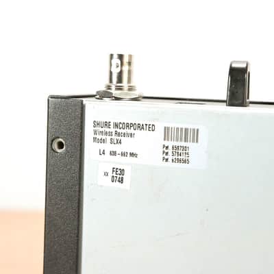 Shure SLX4 Wireless Receiver - L4 Band: 638-662 MHz (NO POWER SUPPLY) CG012KQ image 8