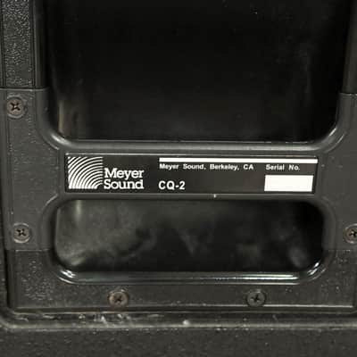 Meyer Sound CQ-2 Narrow Coverage Main Loudspeaker (PAIR) CG014QA *ASK FOR SHIPPING* image 6