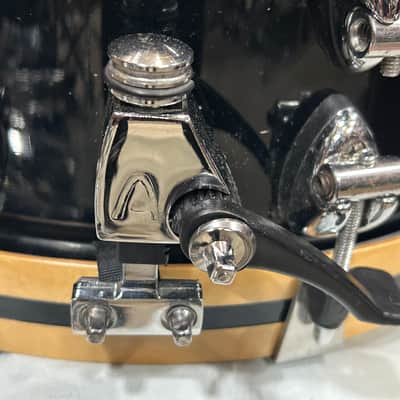 Ayotte 6" Custom Snare Drum (TDG-2116) 90's? - Black Lacquer image 5