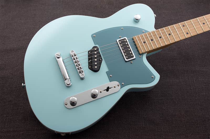 Reverend Buckshot with Roasted Maple Neck 2024 - Chronic Blue image 1
