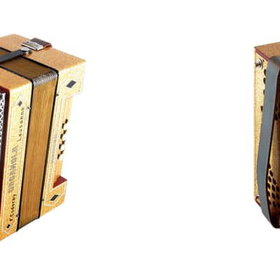 Rare Diatonic Button Accordion Hohner Organola by F. Coderay Lausanne, Switzerland+Original Case&Straps~Squeezebox-C System-powerful voice image 14