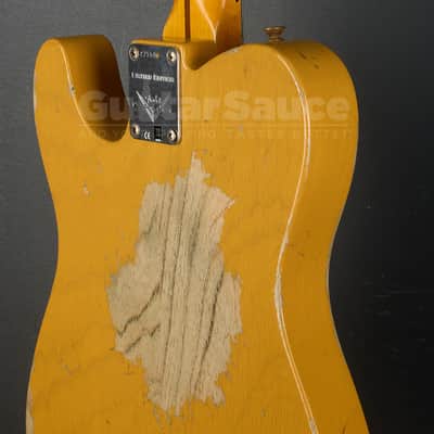 Fender Custom Shop Limited Cunife Telecaster Relic 2021 - Butterscotch (COD 2055UG) image 15