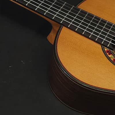 New Jose Ramirez Cedar Guitarra del Tiempo Studio Classical Nylon String Guitar w/ Logo'd Hard Case image 13