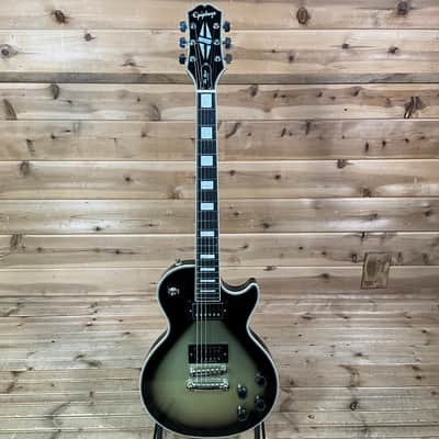 Epiphone Adam Jones Les Paul Custom Art Collection: Julie Heffernan's "Self-Portrait as Not Dead Yet" Electric Guitar - Antique Silverburst image 2