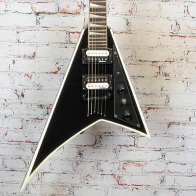 Jackson - 2014 JS Series Rhoads JS32T FSR - Electric Guitar - Black with White Bevels - USED image 1