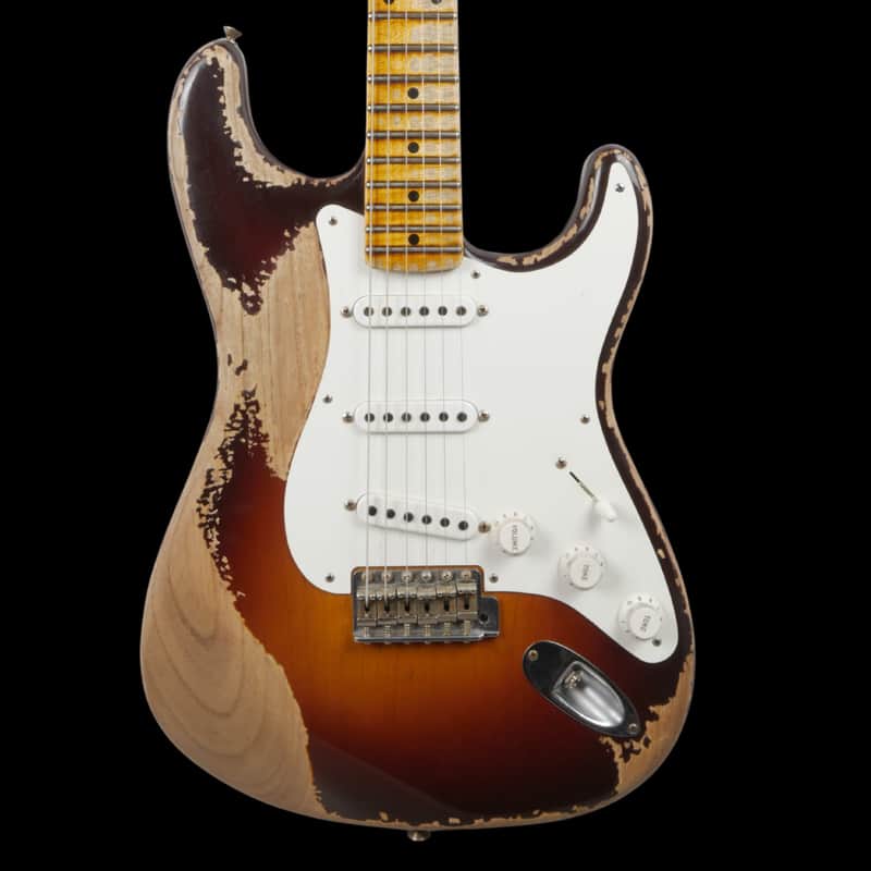 Fender '55 Stratocaster Heavy Relic MN - Sunburst image 1