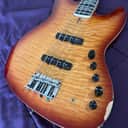 Sire 2nd Generation Marcus Miller V9 BRB Alder 4-String with Ebony Fretboard 2019 - Brown Burst - Premium Roadrunner Padded Case Bag Included