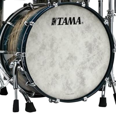 Tama TWB2216-AIJB STAR Walnut Bass Drum 22 - Indigo Japanese Sen Burst image 8
