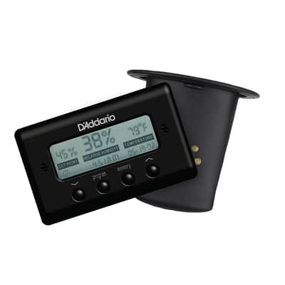 D'Addario Acoustic Guitar Humidifier with Digital Humidity & Temperature sensor image 1