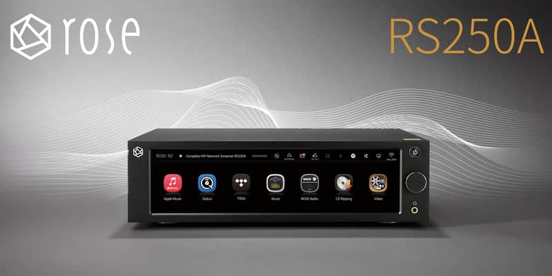 Hi Fi ROSE RS 250A - Wireless Network Streamer - NEW!