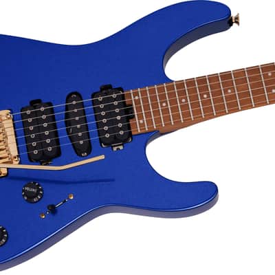 Charvel Pro-Mod DK24 HSH Electric Guitar - Mystic Blue with Caramelized Maple Neck image 6