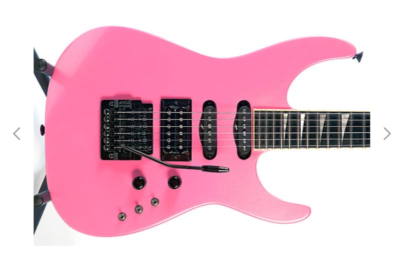 Jackson  San Dimas Soloist  1985 Custom Pink Platinum image 1