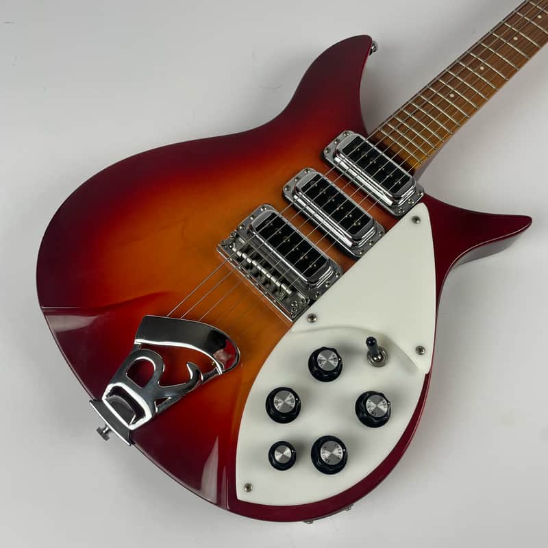 1990 Rickenbacker 320 - Fireglo.. 35 yr . old, 3 pickup, Short Scale, Like Johns, , and OHSC! Super clean!! image 1