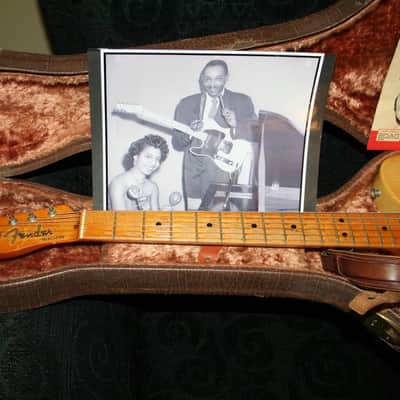 Left Handed 1952 Fender Blackguard Tele, Likely the First True Lefty Telecaster Ever Built! image 19