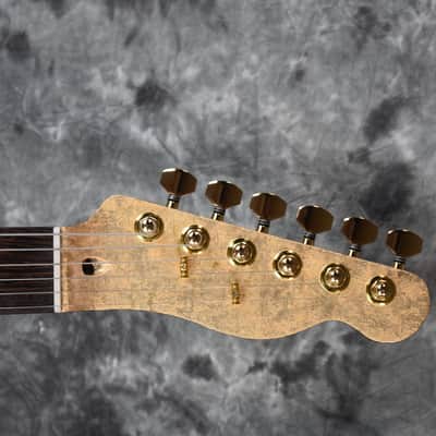 Custom Pre-order! Thinline Telecaster HH 2024 Gold Lightweight DiMarzio Tone Zone Kluson Icon image 6