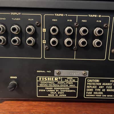 Fisher Studio -Standard CA-2110 (Integrated Amp) / FM-2110 (Tuner) 1976-1977 image 13