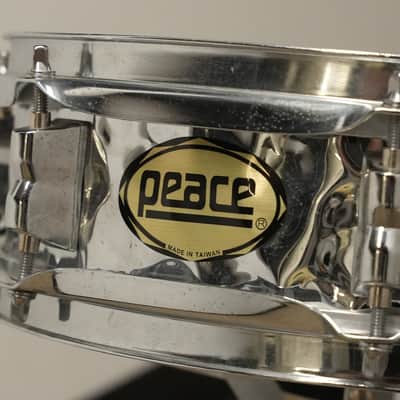 Peace 13x4 Metal Hammered Snare Drum - Metal image 2
