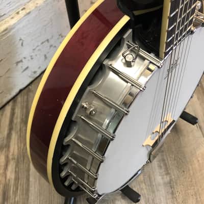 J. Reynolds 6 String Banjo (Guitanjo)  Sunburst image 8