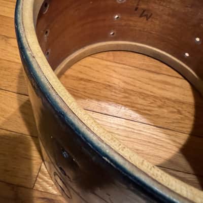 Slingerland 1950s Era Vintage 8x12 Tom Shell Late Radio King Era Maple/Poplar/Mahogany 3 Ply image 3