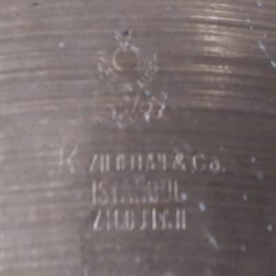 Vintage Zildjian K 18" Istanbul Crash Cymbal image 8