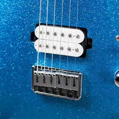 Jackson Pro Plus Misha Mansoor Juggernaut HT6 Electric Guitar - Blue Sparkle - Demo image 9