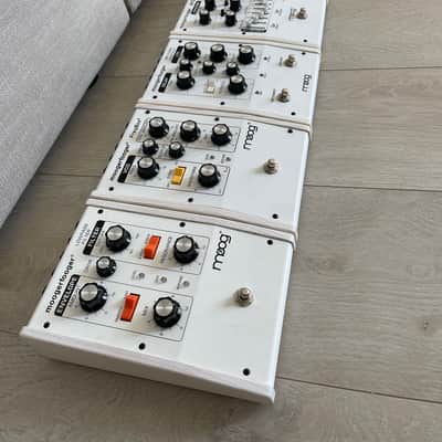 Moog Voyager XL & Moogerfooger Complete Collection (white edition) with lots of accessories White Edition image 16