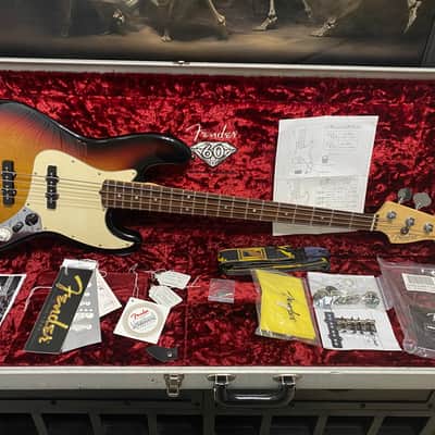 Fender 60th Anniversary American Jazz Bass 2005 - 2006 - 3-Color Sunburst image 1