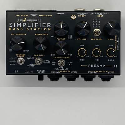 DSM & Humboldt Electronics Simplifier Bass Station Preamp / CabSim / DI 2020 - 2021 - Black image 1
