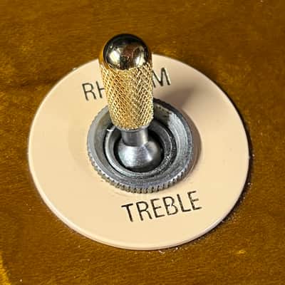 Kinnatone Gold Three way Toggle switch tip 8/32 fits American Gibson style Aluminium image 3