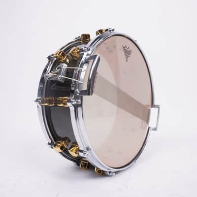 YAMAHA | MAPLE CUSTOM | SNARE DRUM | 14" x5.5" | BLACK LACQUER-14" x 5.5" image 6