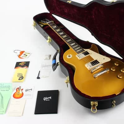 2009 Gibson Custom Shop Historic 1957 Reissue Les Paul Gold Top KORINA BODY image 2