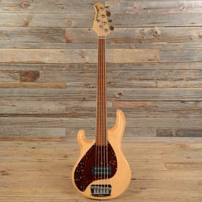 Music Man StingRay 5 Fretless Bass Natural USED LEFTY (s683) image 4