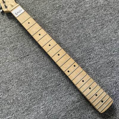 Qunicy Maple Wood Tele Style Guitar Neck, 22 Frets Fingerboard image 4