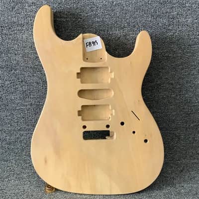 Unfinished HSH Guitar Body with 2 Point Tremolo image 1