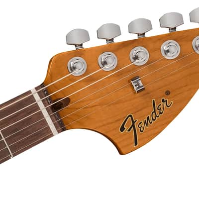 Mint Fender Tom DeLonge Starcaster Satin Surf Green Rosewood Fingerboard image 5