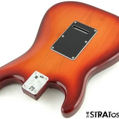 Fender Player Stratocaster Strat LOADED BODY Plus Flame Top! Aged Cherryburst image 4