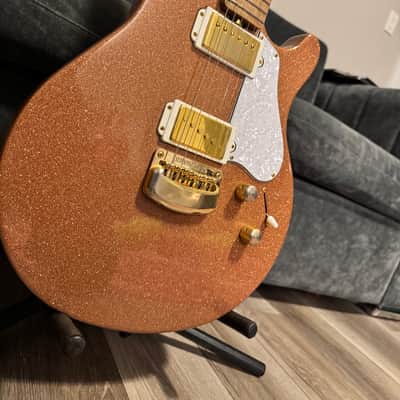 Ernie Ball Music Man James Valentine Signature HT 2022 - Present - Pink Champagne Sparkle image 4