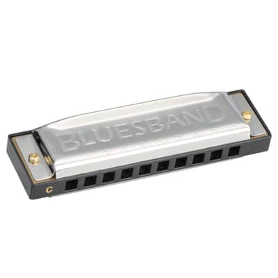 Hohner BluesBand Harmonica 1501/7 Bundle Set of 7 Harp Keys with Case image 3