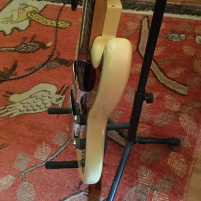 Fender Concentric Knob, Stack Pot 1961 JAZZ BASS Olympic white matching Headstock 6/61 on bottom of neck image 10