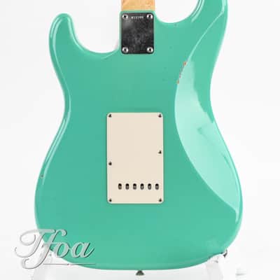 Fender 61 Stratocaster Relic Masterbuilt John English Seafoam Green 2002 image 4