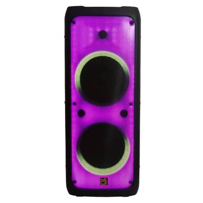 2 MR DJ FLAME5500LED Bluetooth PA Party Speakers Liquid Crystal LED 2 x 12" TWS FM USB image 8