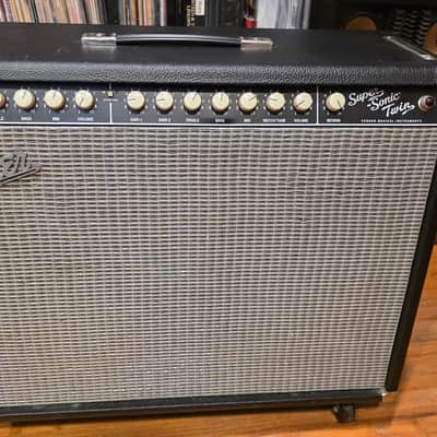 Fender Super-Sonic Twin 2-Channel 100-Watt 2x12" Guitar Combo 2011 - 2014 - Black image 9