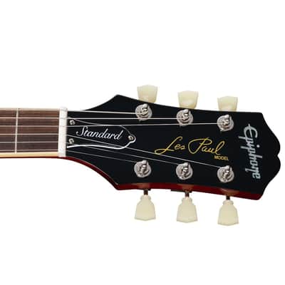 Epiphone Les Paul Standard 50s Figured Top Guitar w/Premium Gig Bag - Bourbon Burst image 7