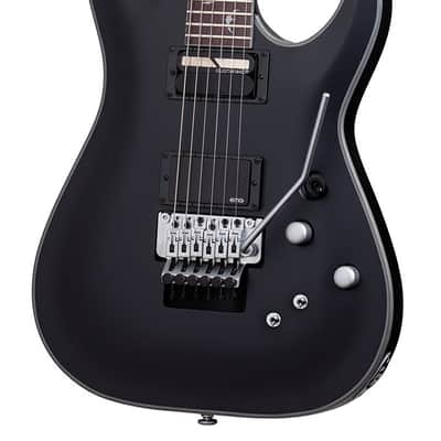 Schecter Damien Platinum 6 FR Electric Guitar - Satin Black (1183) image 5